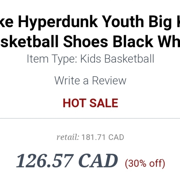 NIKE - HYPERDUNK blue Zoom- kids basketball shoes. Sz US 7m stle# 845120-001. - Picture 13 of 13